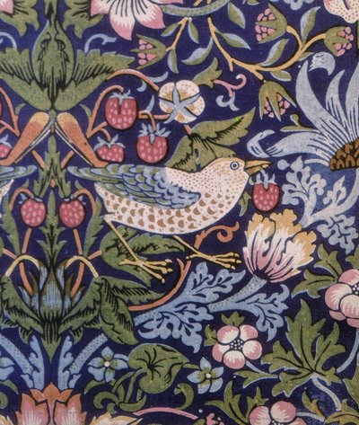 Strawberry Thief curtain, 1883 by William Morris